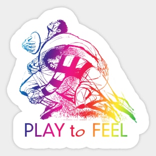 Rugby Tackle Play to Feel by PPereyra Sticker